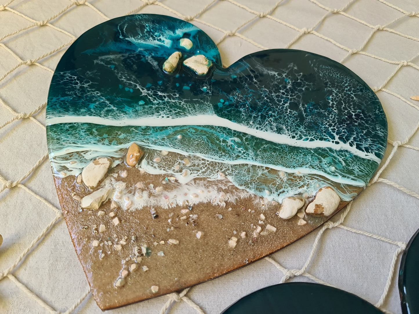 Ocean Heart-shaped Wall Art (Made to Order)