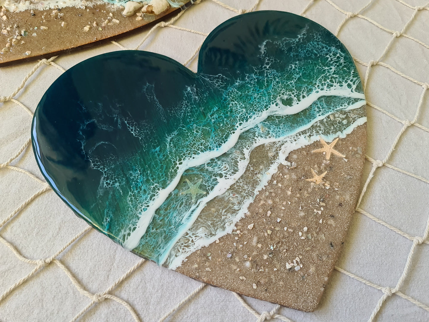 Ocean Heart-shaped Wall Art (Made to Order)