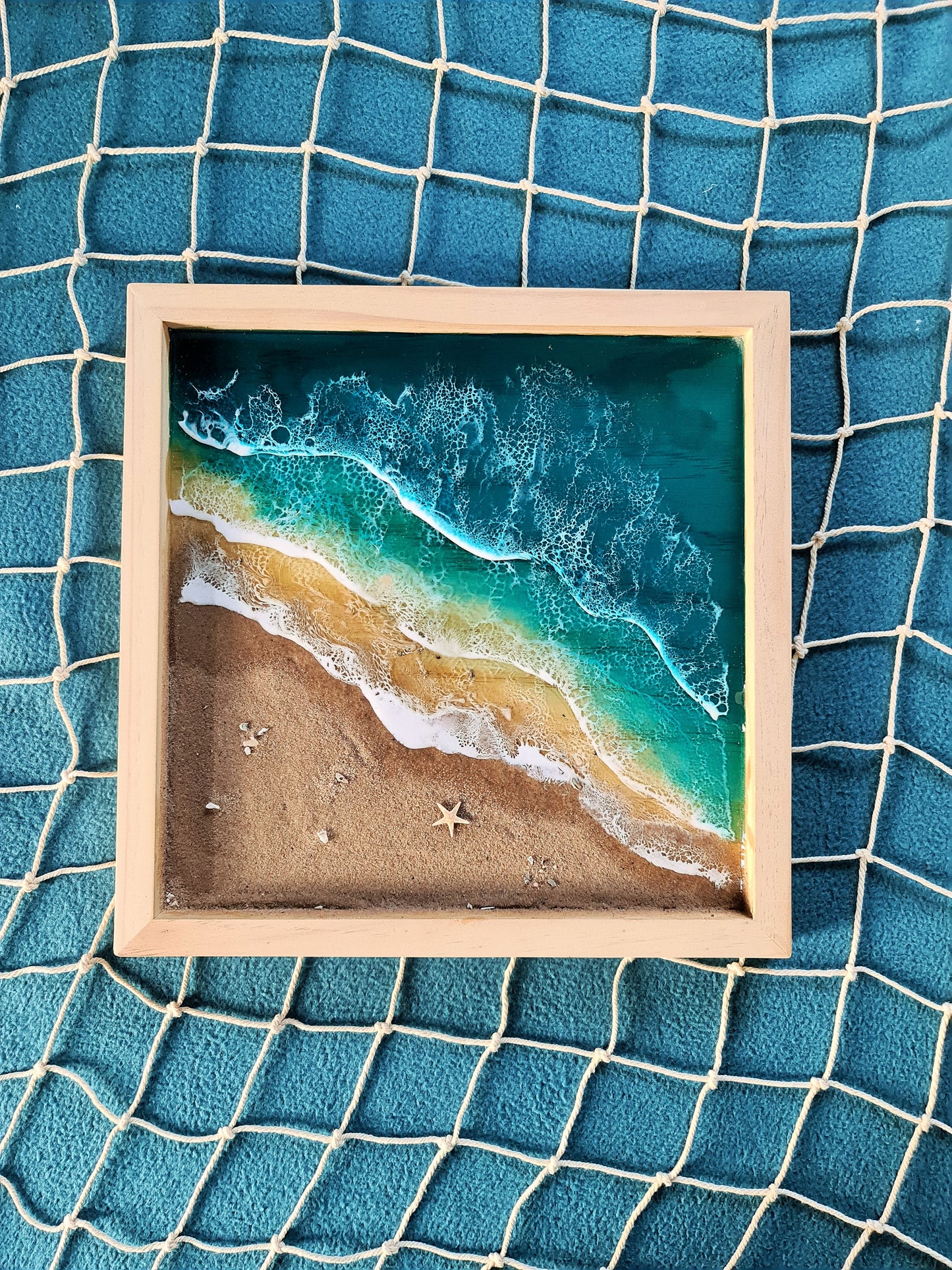 Ocean Squere-shaped Wall Art (Made to Order)