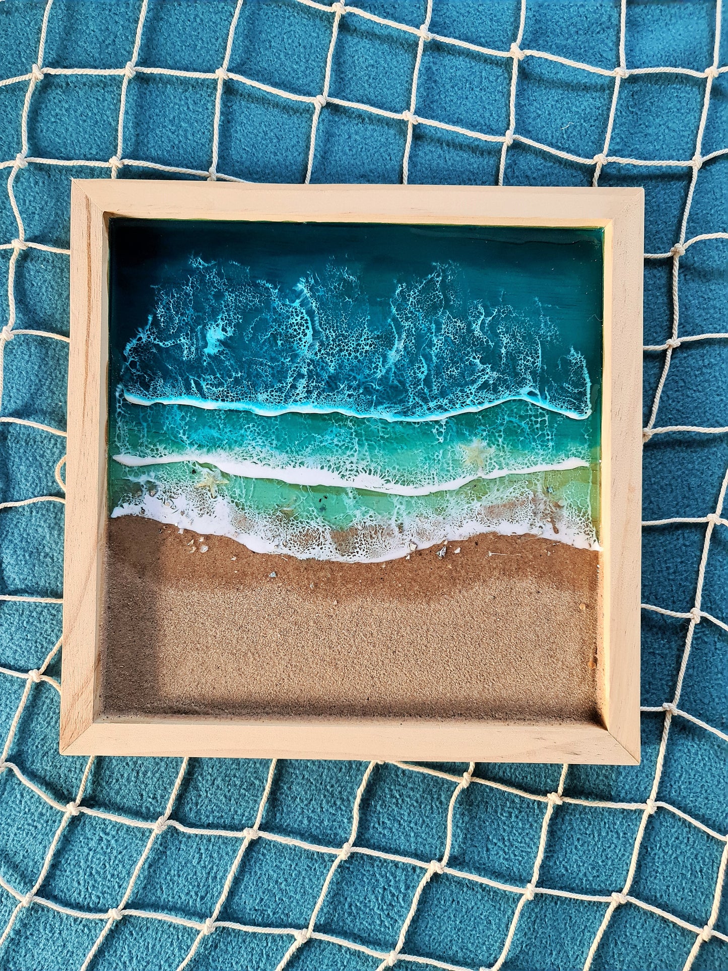 Ocean Squere-shaped Wall Art (Made to Order)