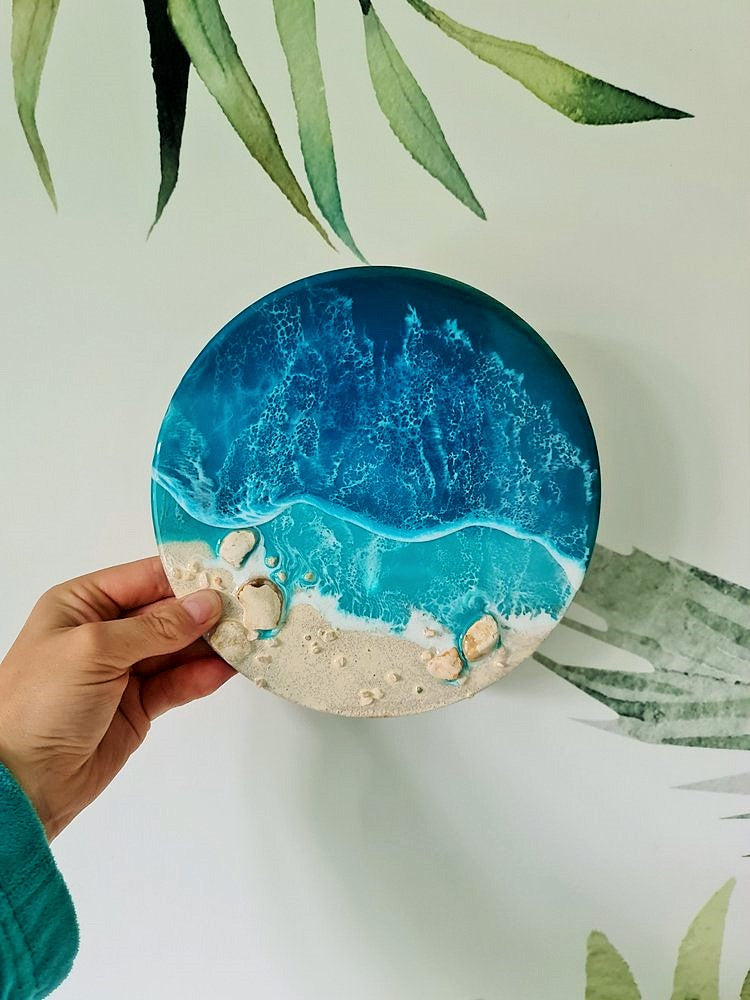 Ocean Circle-shaped Wall Art (Made to Order)