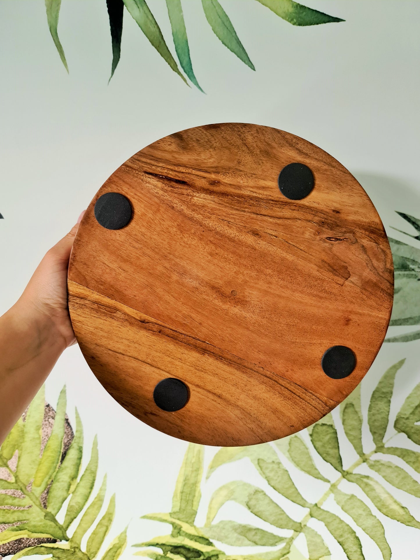 Ocean Round Serving Tray with Handles (Made to Order)