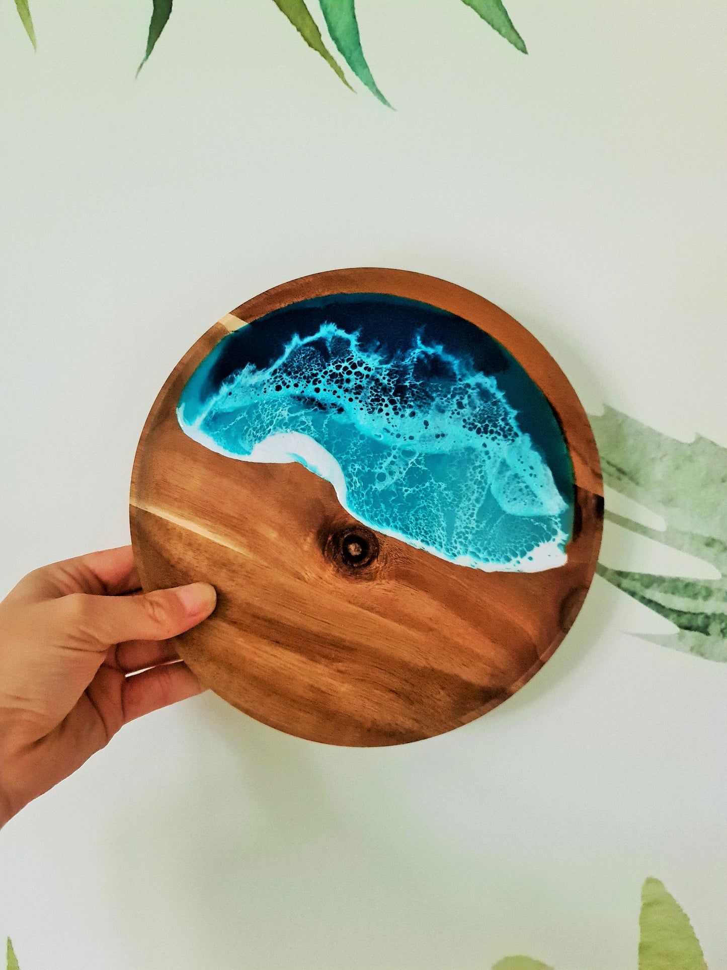 Ocean Round Tray or Trinket Dish (Made to Order)