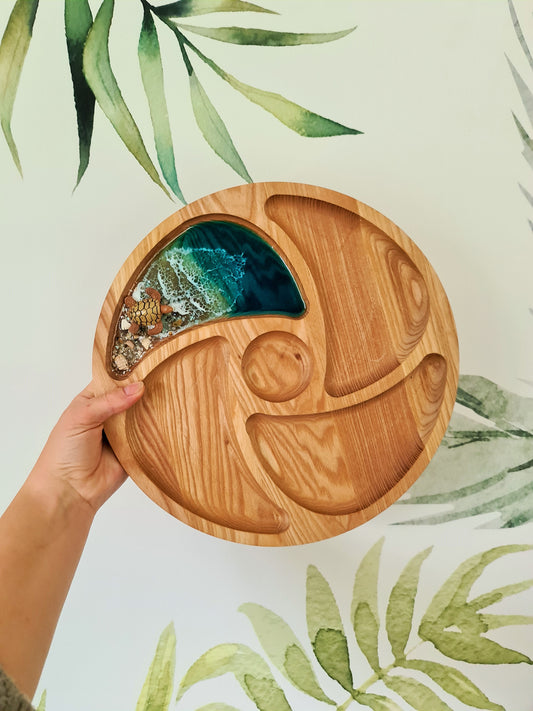 Ocean Round Platter / Serving Tray (Made to Order)