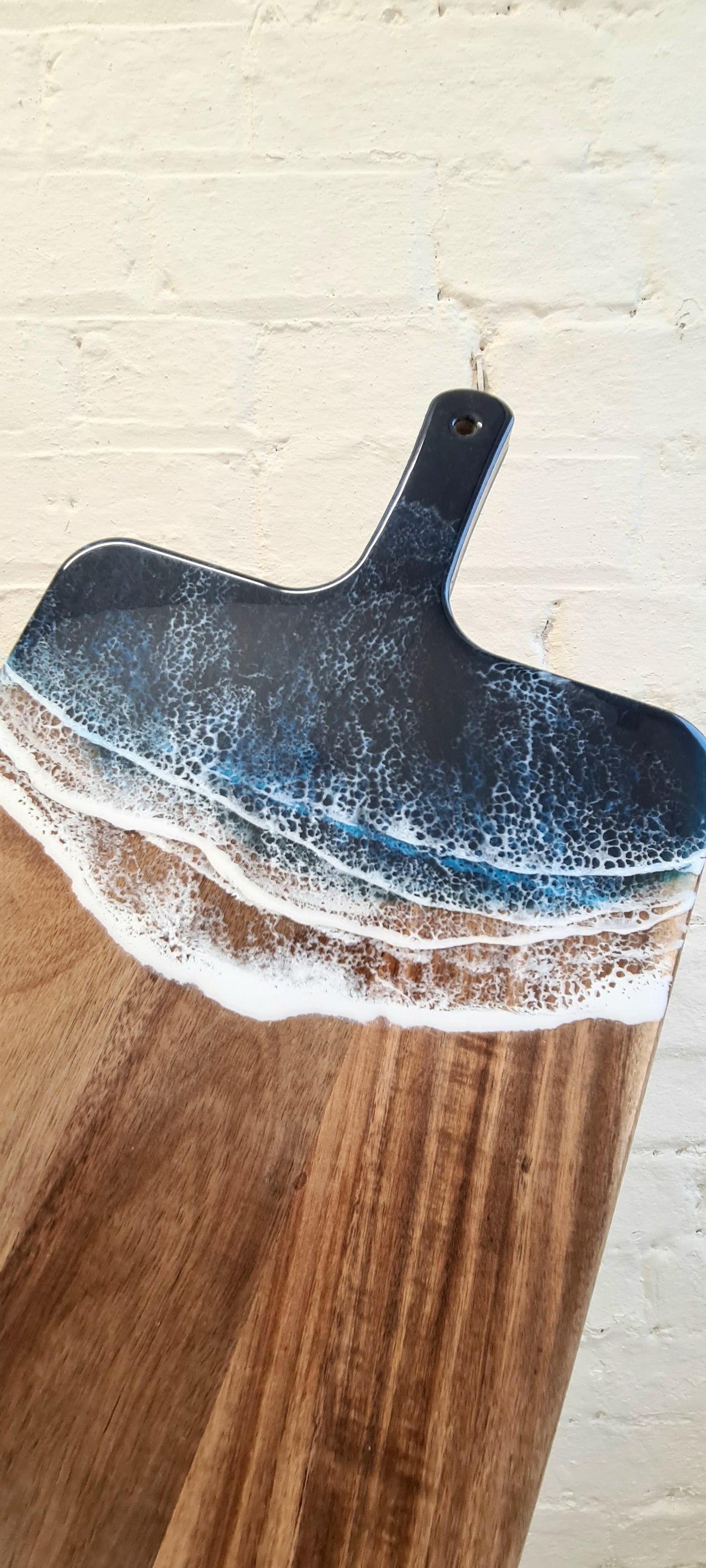 Ocean Large Acacia Paddle Serving Board (Made to Order)