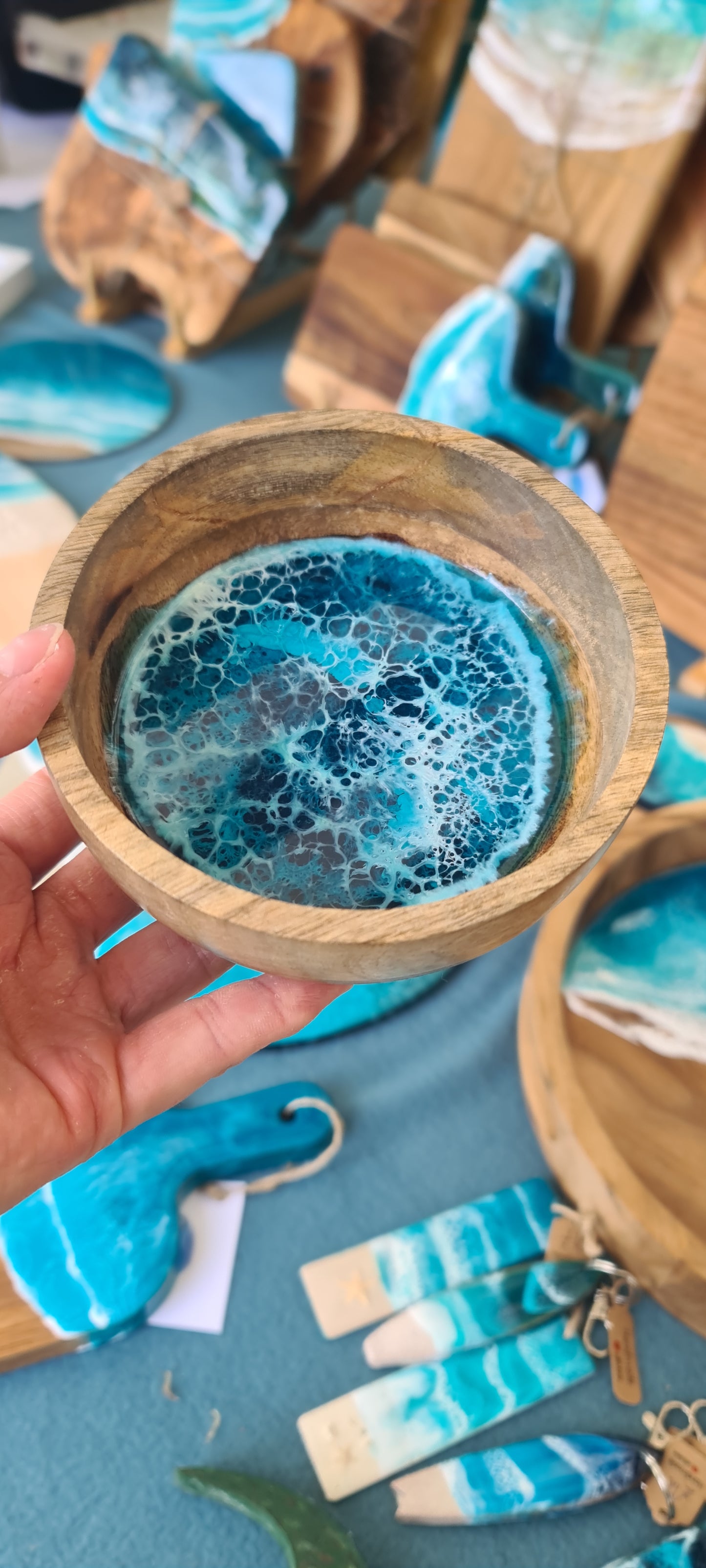 Ocean Round Trinket Bowl (Made to Order)